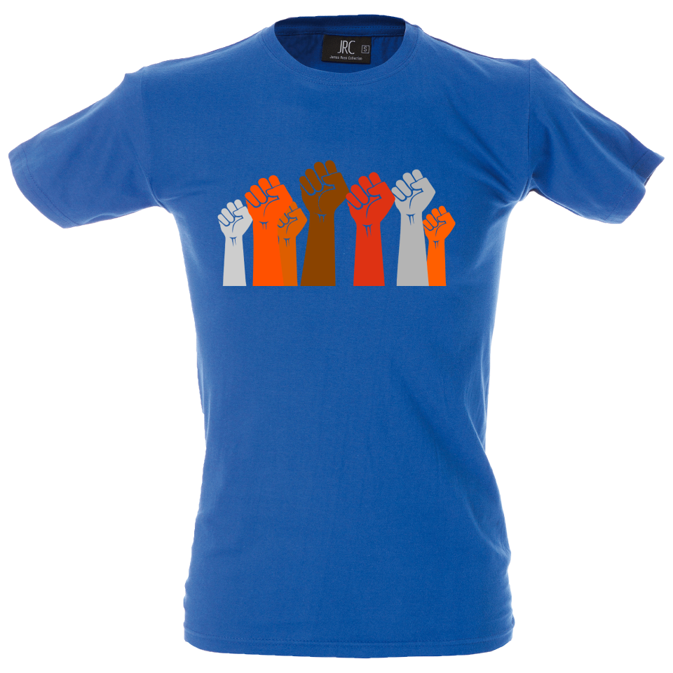 Camiseta hombre puños feministas