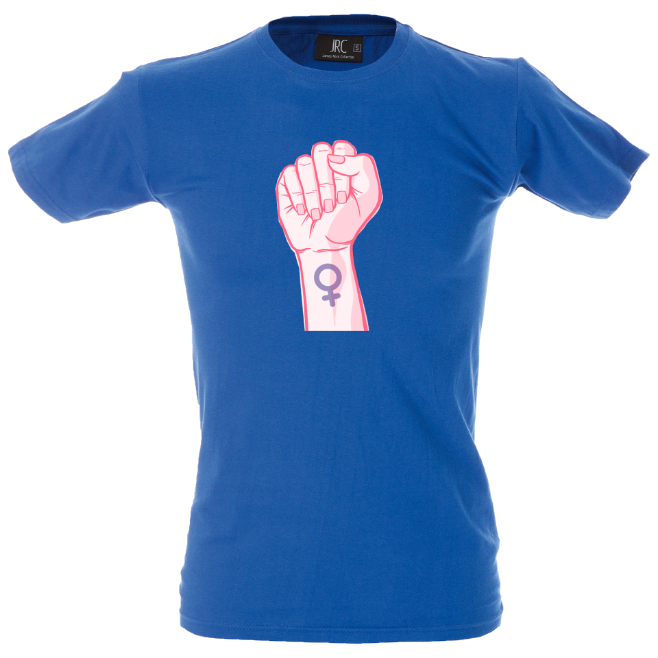 Camiseta hombre puño feminista