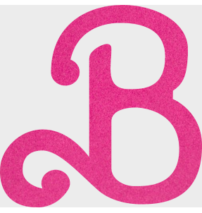 Vinilo Eco Flock termoadhesivo Letra B