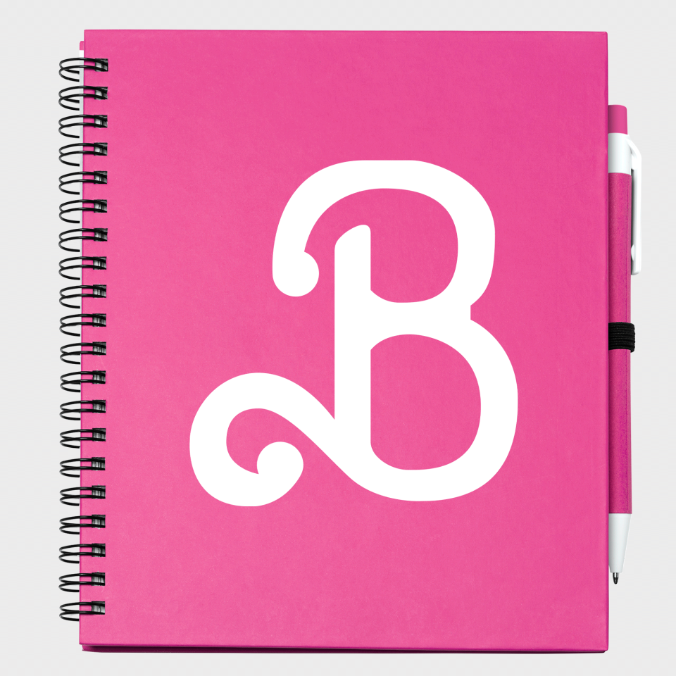 Libreta con bolígrafo Letra B