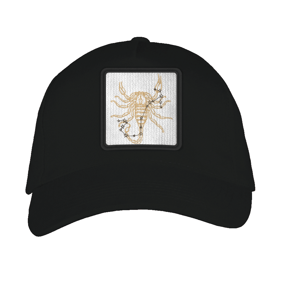 Gorra adulto con parche Constelación Escorpio