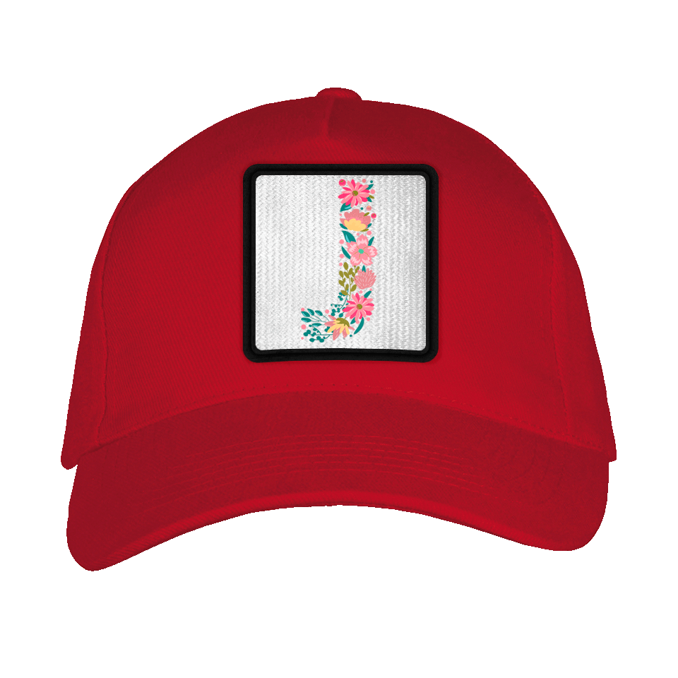 Gorra adulto con parche Letra J