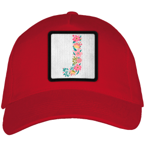 Gorra adulto con parche Letra J