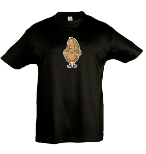 Camiseta infantil patata sonriente