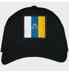 Gorra adulto con parche bandera Canarias