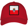 Gorra adulto con parche bandera Cantabria