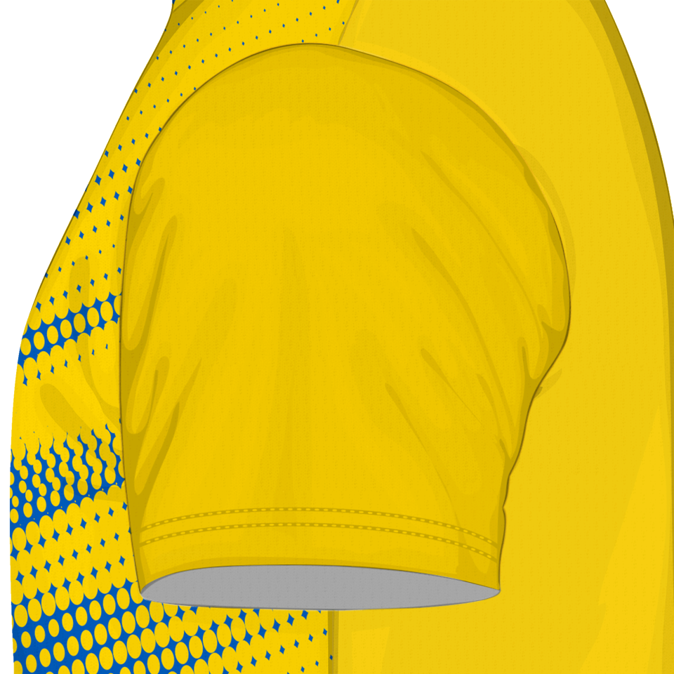 Camiseta fútbol sublimada modelo Zig Zag personalizada