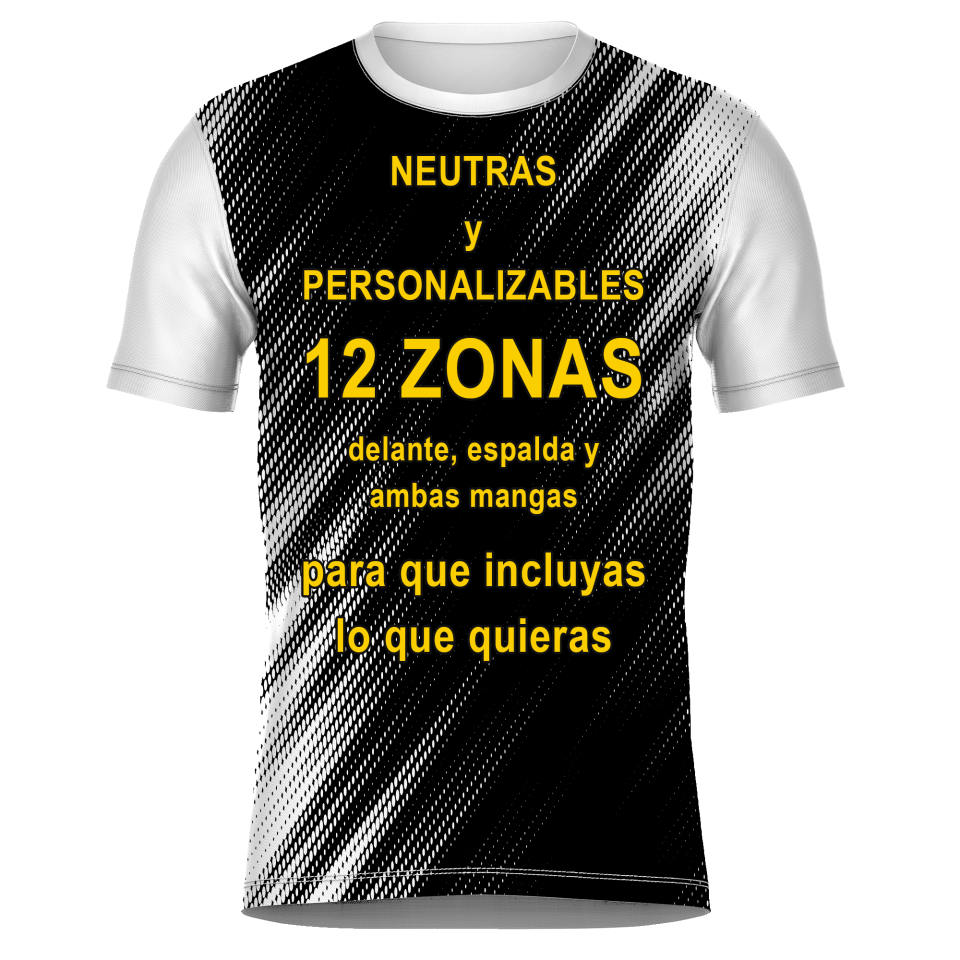 Camiseta fútbol sublimada modelo Zig Zag personalizada