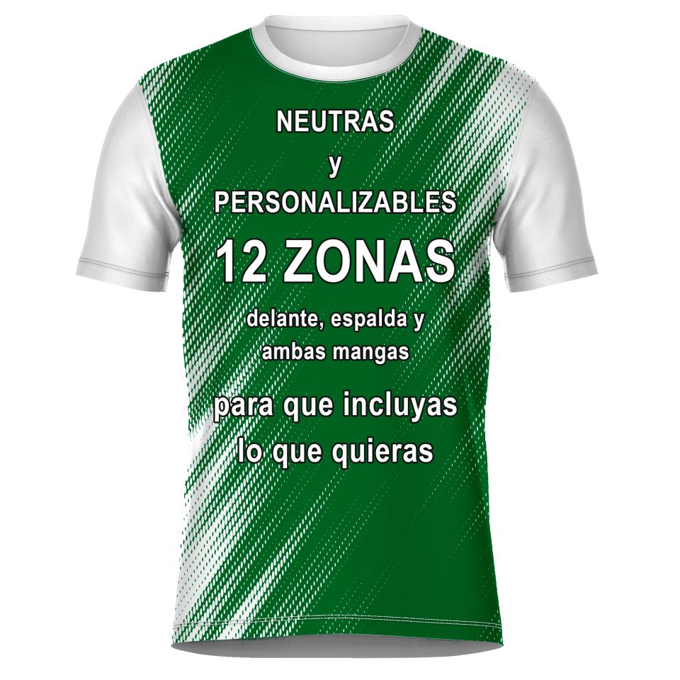 Camiseta fútbol sublimada modelo Zig Zag personalizada
