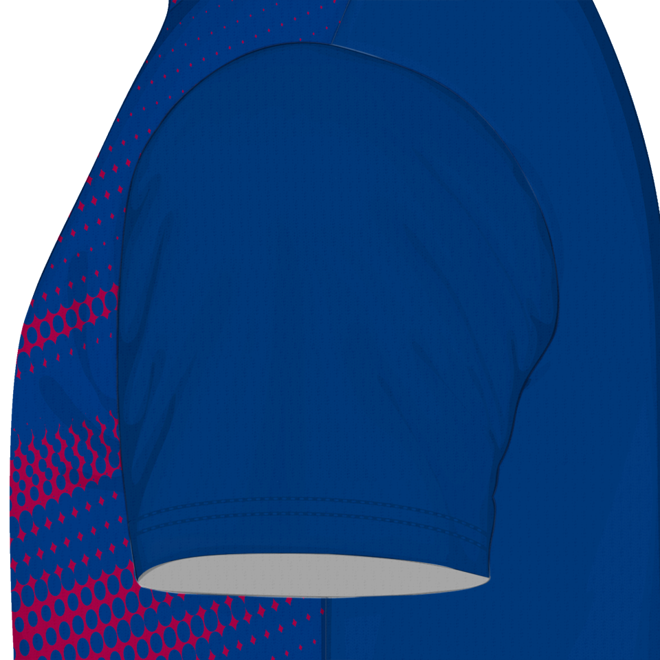 Camiseta fútbol sublimada modelo Zig Zag personalizada