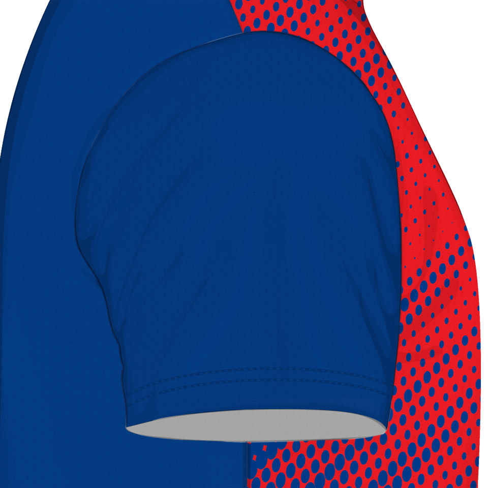 Camiseta fútbol sublimada modelo Zig Zag personalizada