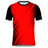 Camiseta fútbol sublimada modelo Zig Zag personalizada