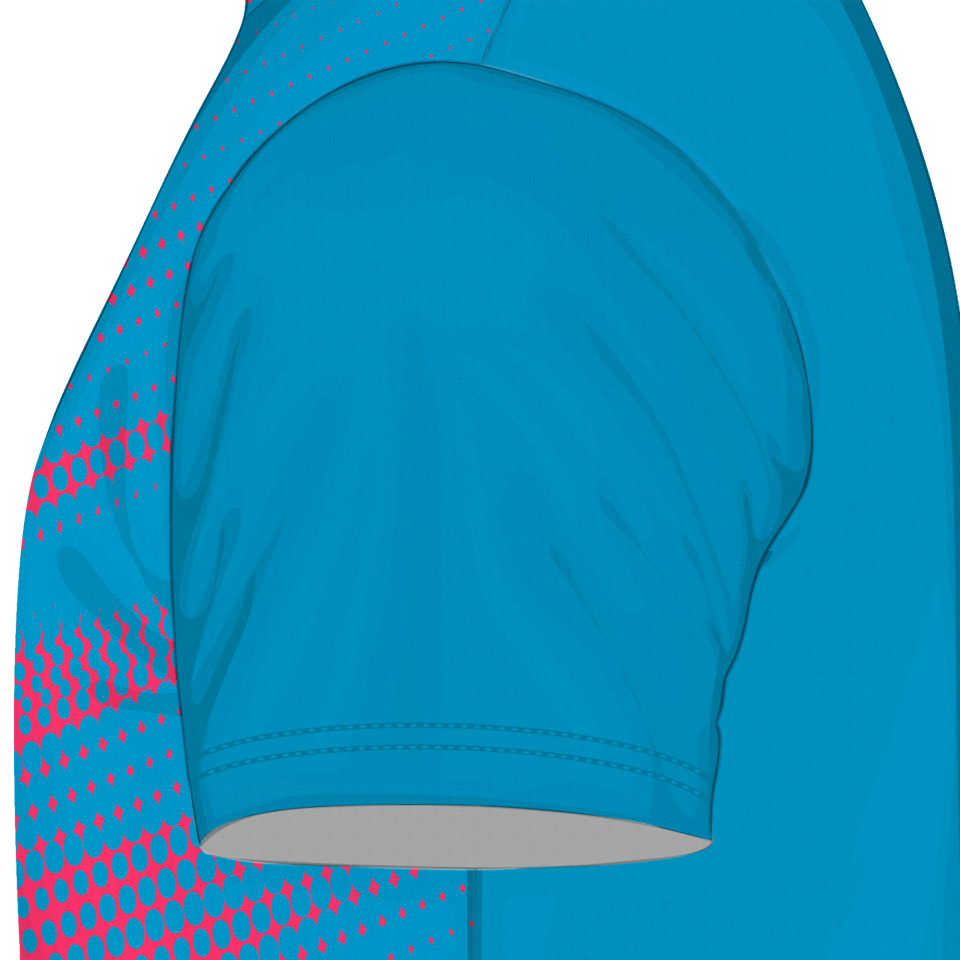 Camiseta fútbol sublimada modelo Zig Zag personalizada