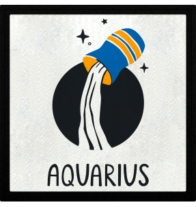 Parche cuadrado aquarius