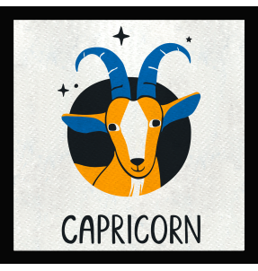 Parche cuadrado capricorn