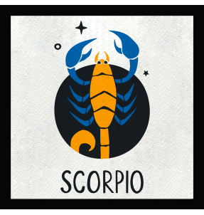 Parche cuadrado scorpio