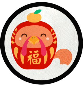 Parche redondo gallo chino