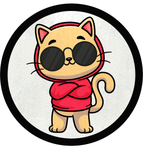 Parche redondo gato guay