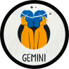 Parche redondo gemini