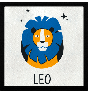 Parche cuadrado leo 2