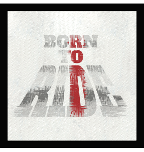 Parche cuadrado born to ride