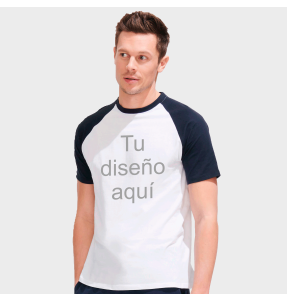 Camiseta bicolor personalizada