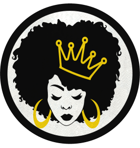 Parche redondo reina afro