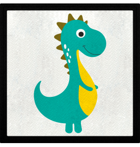 Parche cuadrado T-rex 2