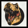 Parche cuadrado T-rex