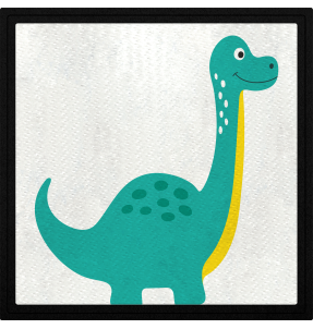 Parche cuadrado saurópodos