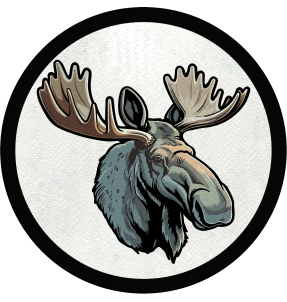 Parche redondo alce