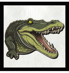 Parche cuadrado caiman