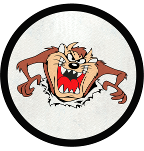 Parche redondo Diablo de Tasmania