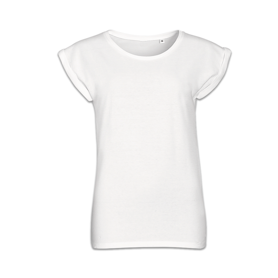 Camiseta mujer cuello ancho personalizada