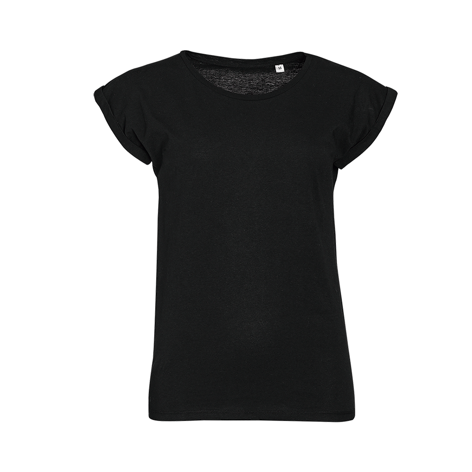 Camiseta mujer cuello ancho personalizada