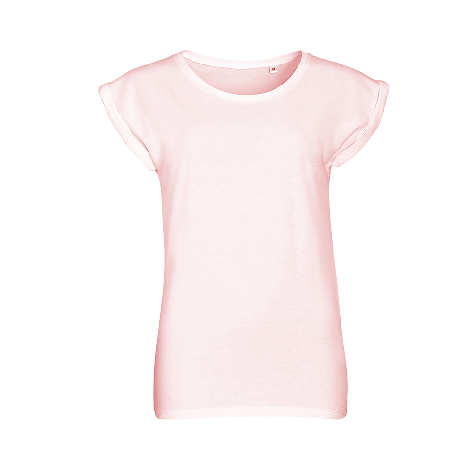 Camiseta mujer cuello ancho personalizada