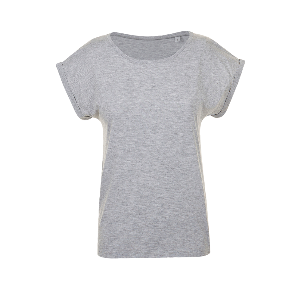 Camiseta mujer cuello ancho personalizada