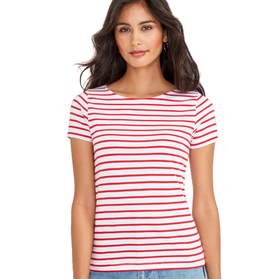 Camiseta mujer rayas personalizada