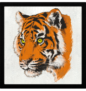 Parche cuadrado Rajah