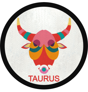 Parche redondo taurus multicolor