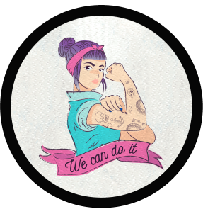 Parche redondo we can do it