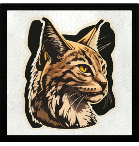 Parche cuadrado lince