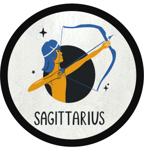 Parche redondo sagittarius