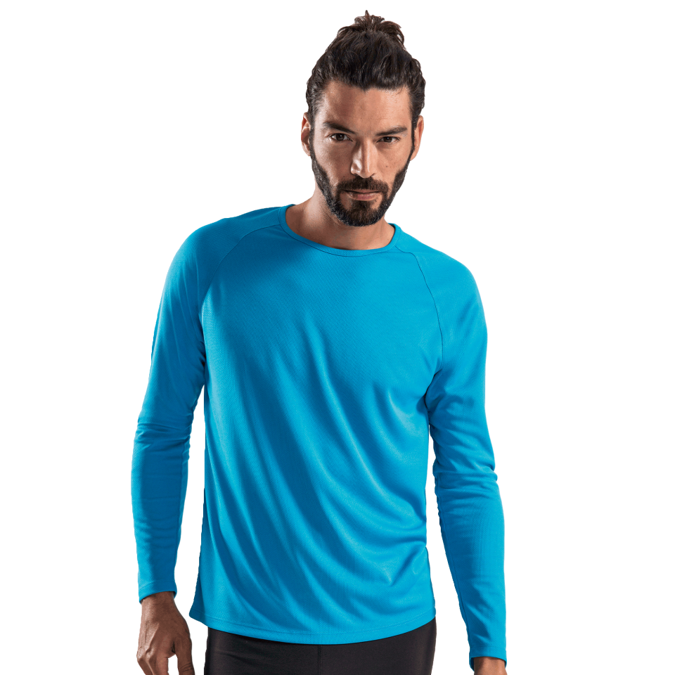 Camiseta técnica manga larga Sporty personalizada