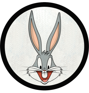 Parche redondo Bugs Bunny
