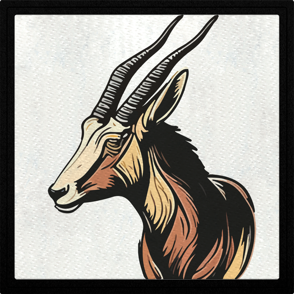 Parche cuadrado cabra montesa