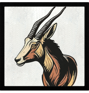 Parche cuadrado cabra montesa