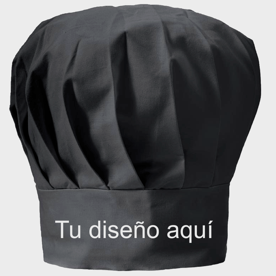 Gorro Chef personalizado