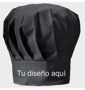 Gorro Chef personalizado