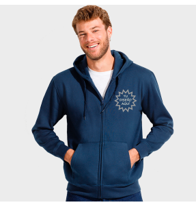 Sudadera con cremallera y capucha personalizada